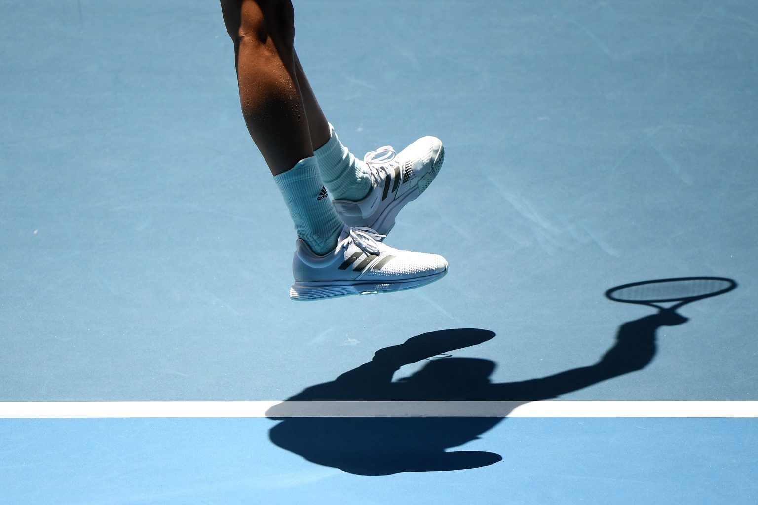 What tennis shoes do Federer, Djokovic, Nadal and Serena wear?