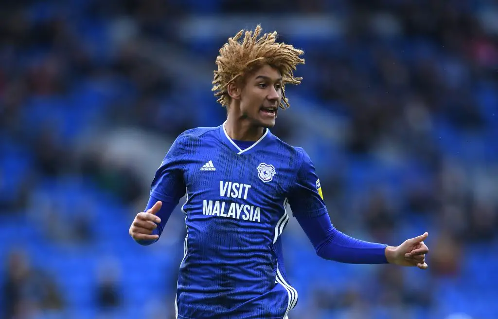 Cardiff player Dion Sanderson in action during the Sky Bet Championship match between Cardiff City and Brentford at Cardiff City Stadium on February 29, 2020 in Cardiff, Wales. (Getty Images)