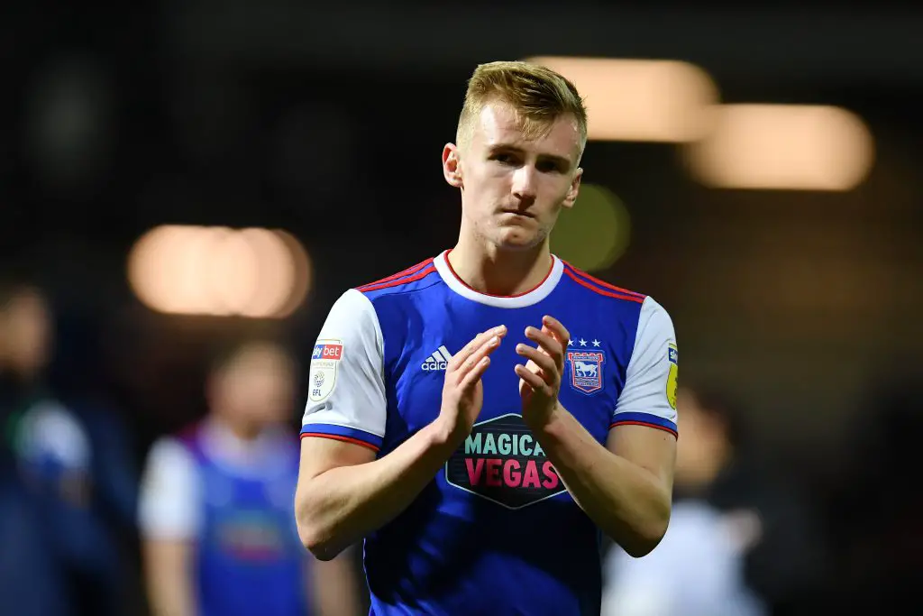 Flynn Downes of Ipswich Town reacts after the match during the Sky Bet Championship match between Brentford and Ipswich Town at Griffin Park on April 10, 2019 in Brentford. (Getty Images)