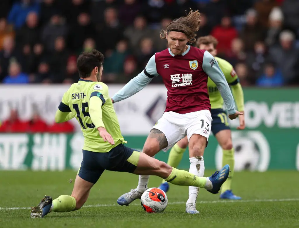 Jeff Hendrick in action for Burnley (Getty Images)