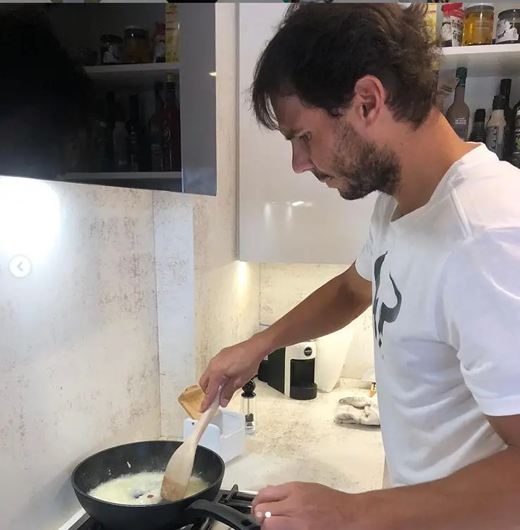 Rafael Nadal cooking during the coronavirus pandemic
