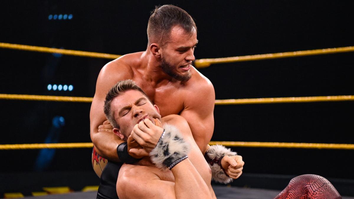 Austin Theory took on Tyler Breeze