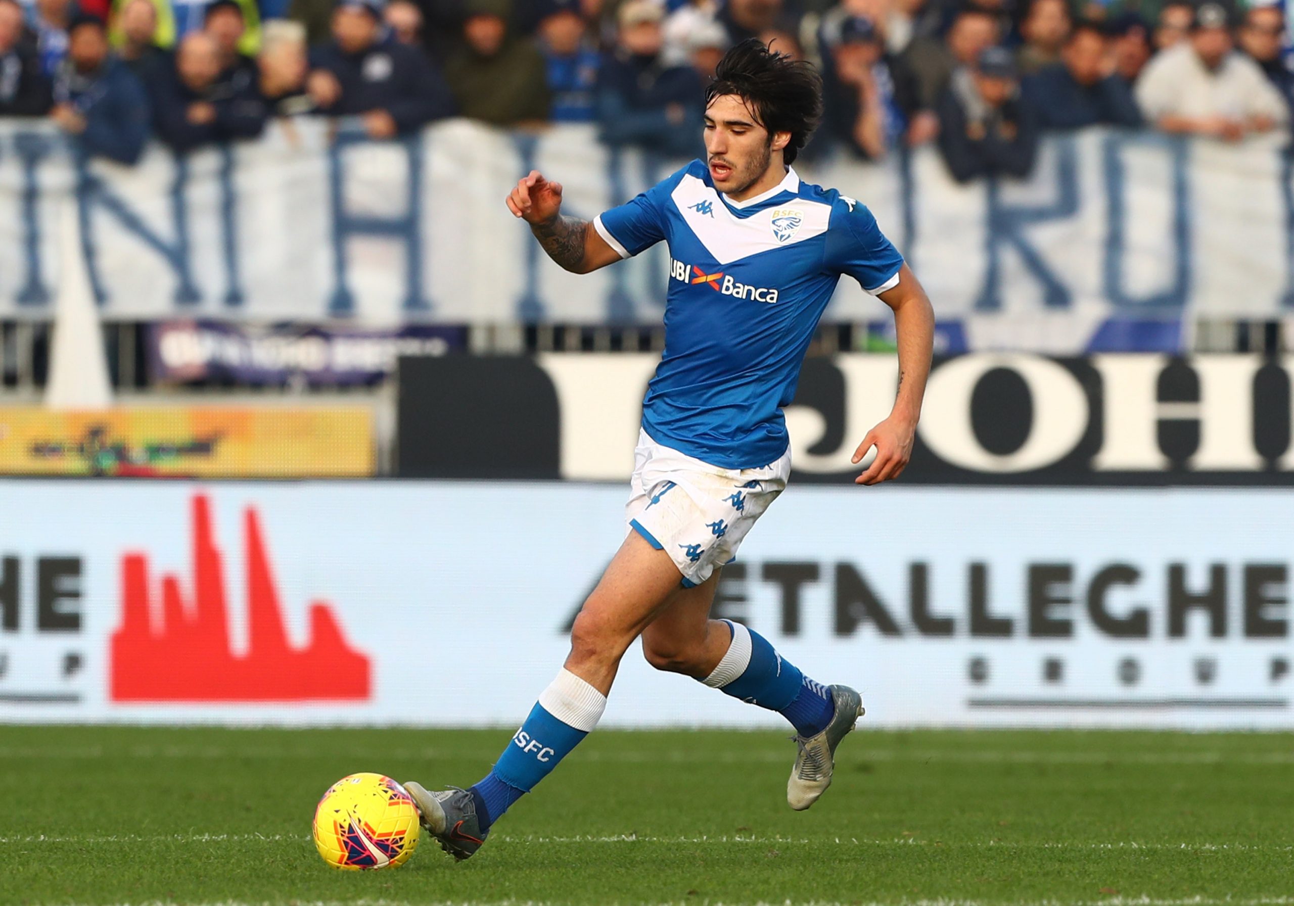 Young midfielder Sandro Tonali was in excellent form for Brescia last season.
