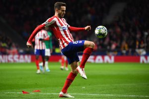 Saul Niguez in action against Lokomotiv Moscow in the Champions League (Getty Images)
