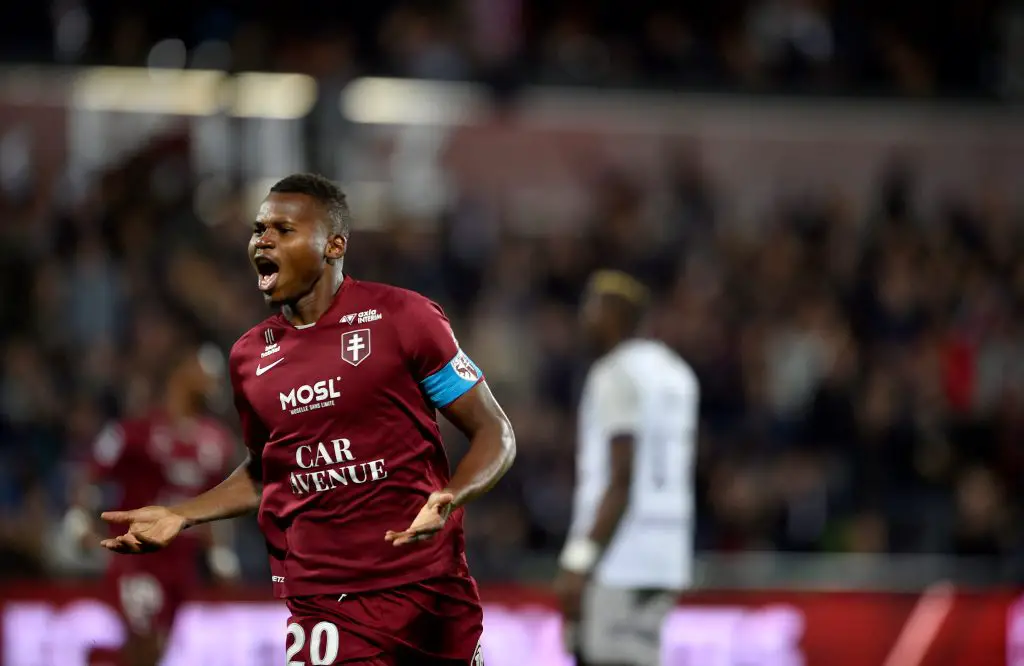 Habib Diallo helped Metz get promoted to the French top flight (Getty Images)