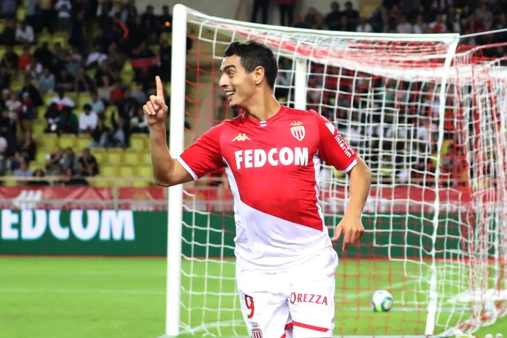 Wissam Ben Yedder celebrates after scoring against OGC Nice (Getty Images)