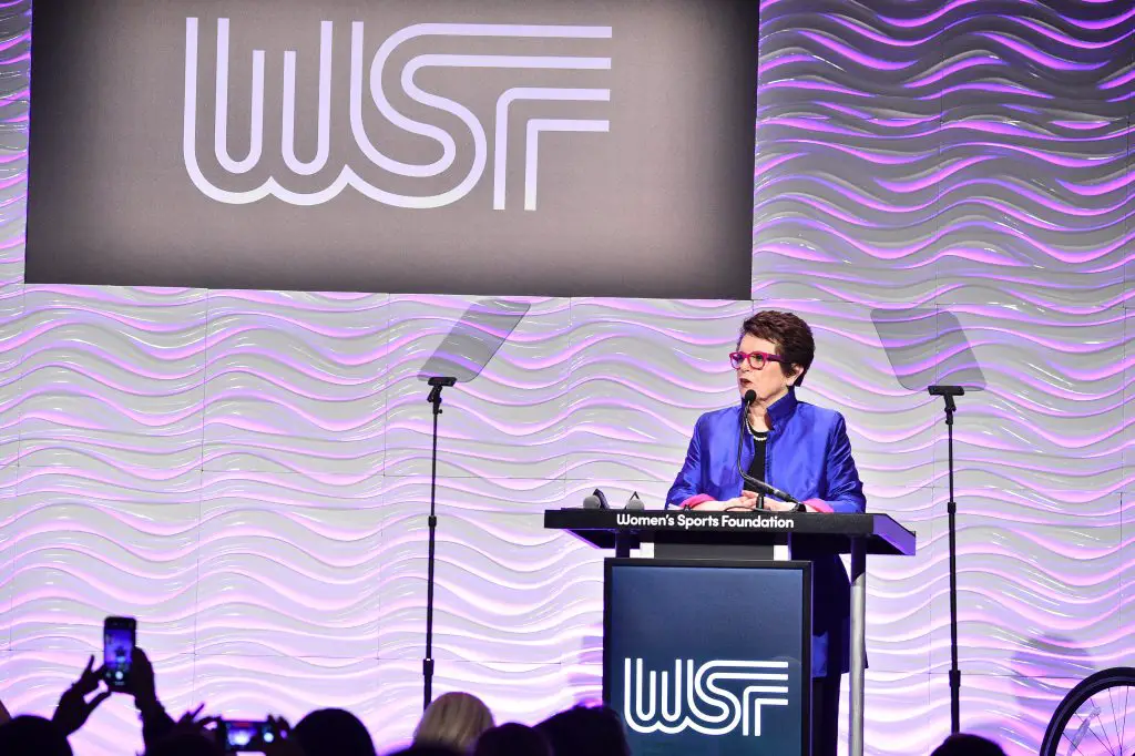 Billie Jean King is a legend in the world of sports