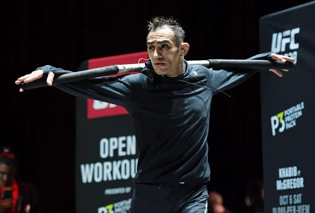 Tony Ferguson doesn't take things easy with his training and workout routines