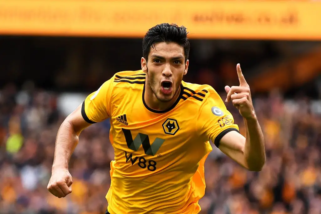 Raul Jimenez celebrates after scoring a goal (Getty Images)