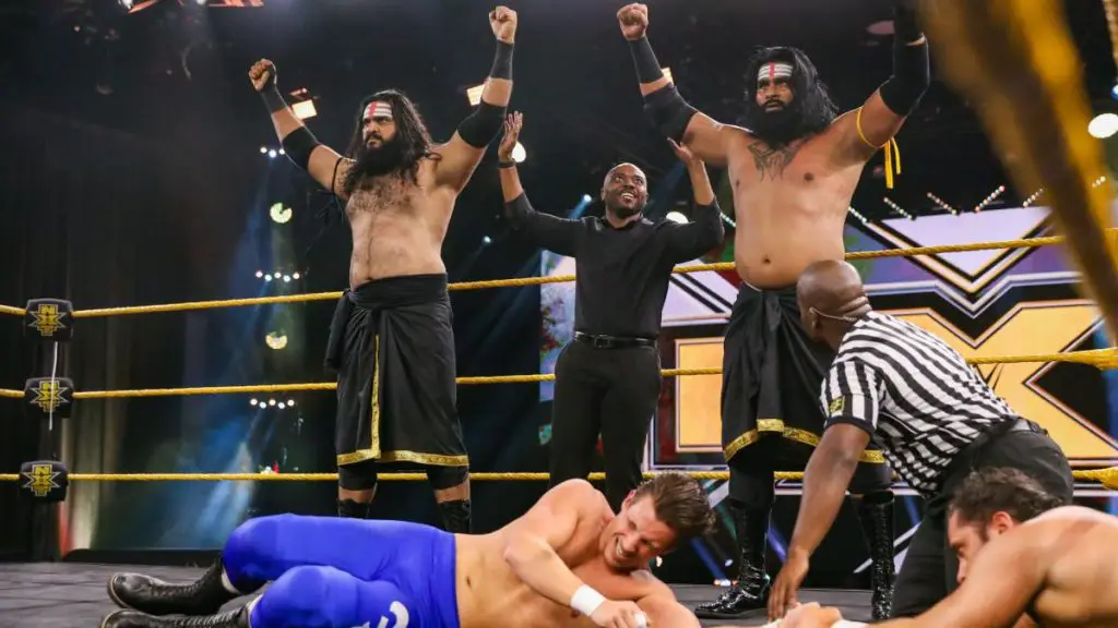 Indus Sher during a WWE show