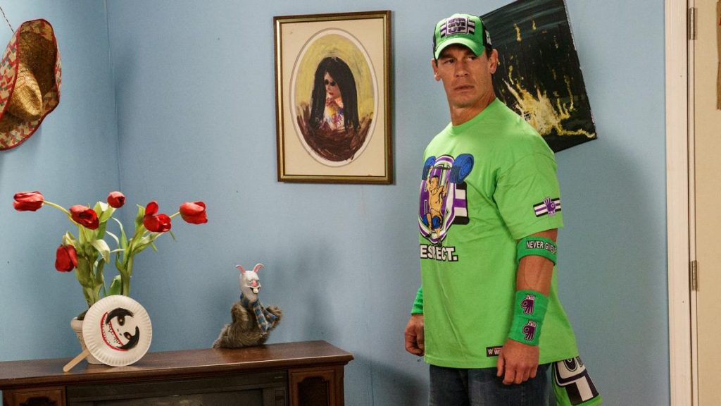 John Cena went through the motions in the Firefly Fun House match