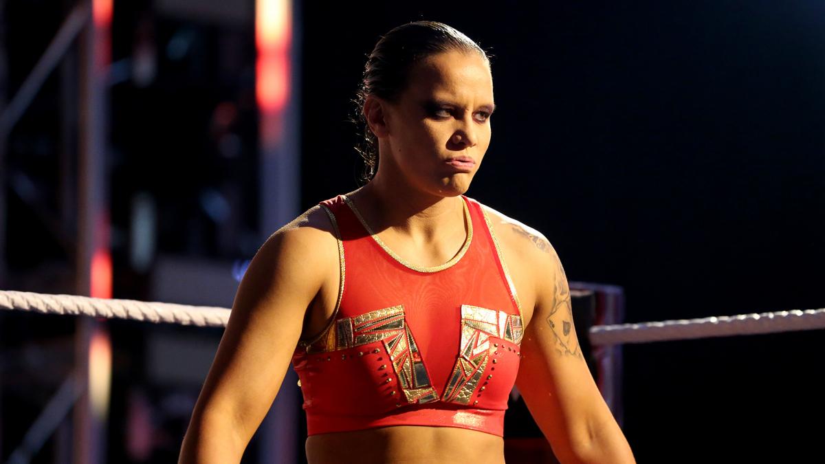 Shayna Baszler at WrestleMania 36. 