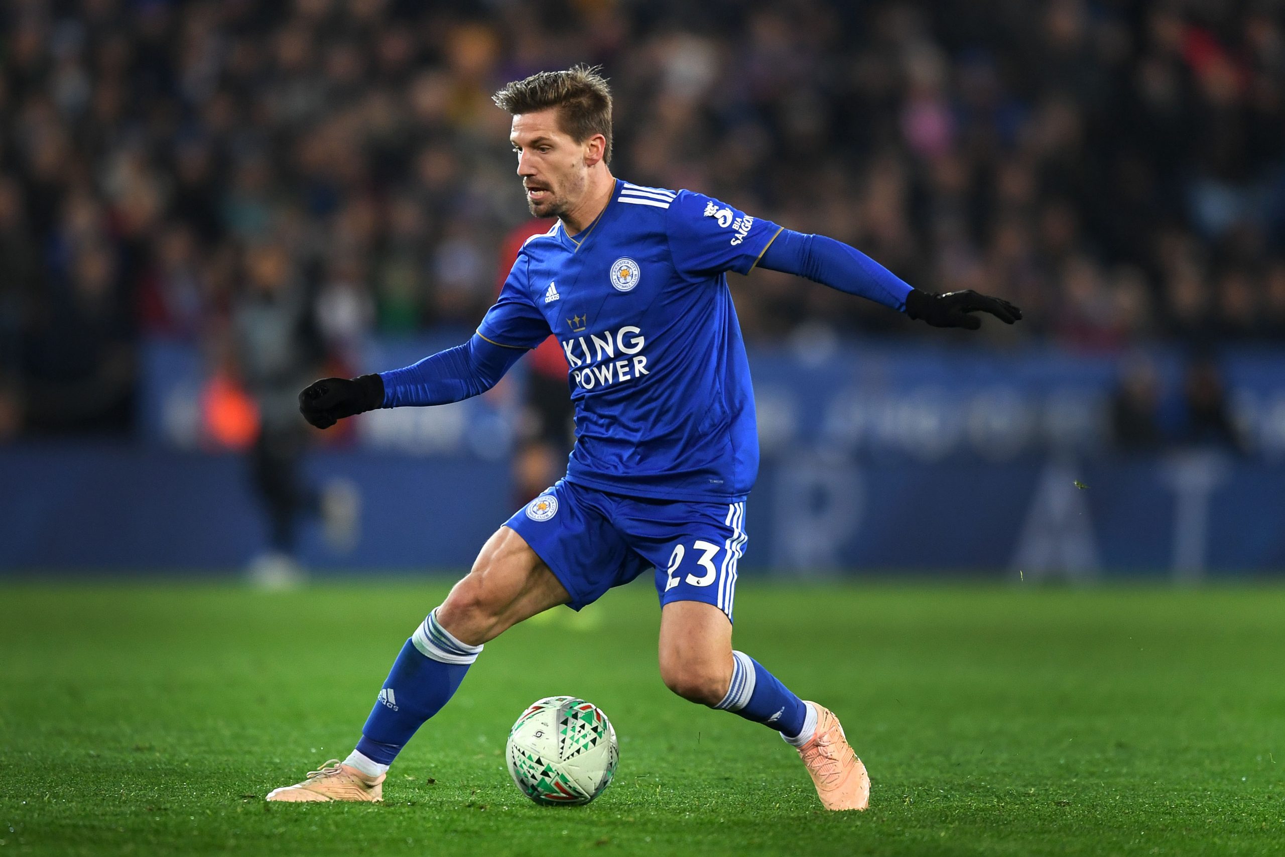 Adrien Silva in action against Southampton in the Carabao Cup (Getty Images)