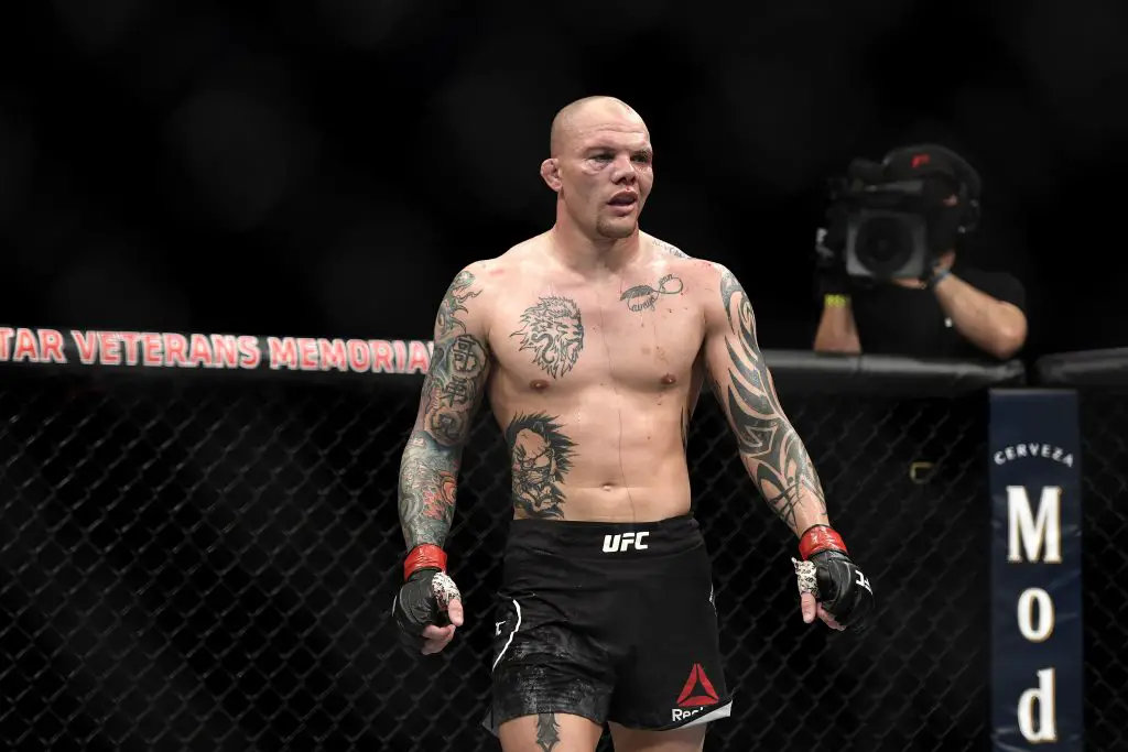 Anthony Smith picked up several injuries against Glover Teixeira