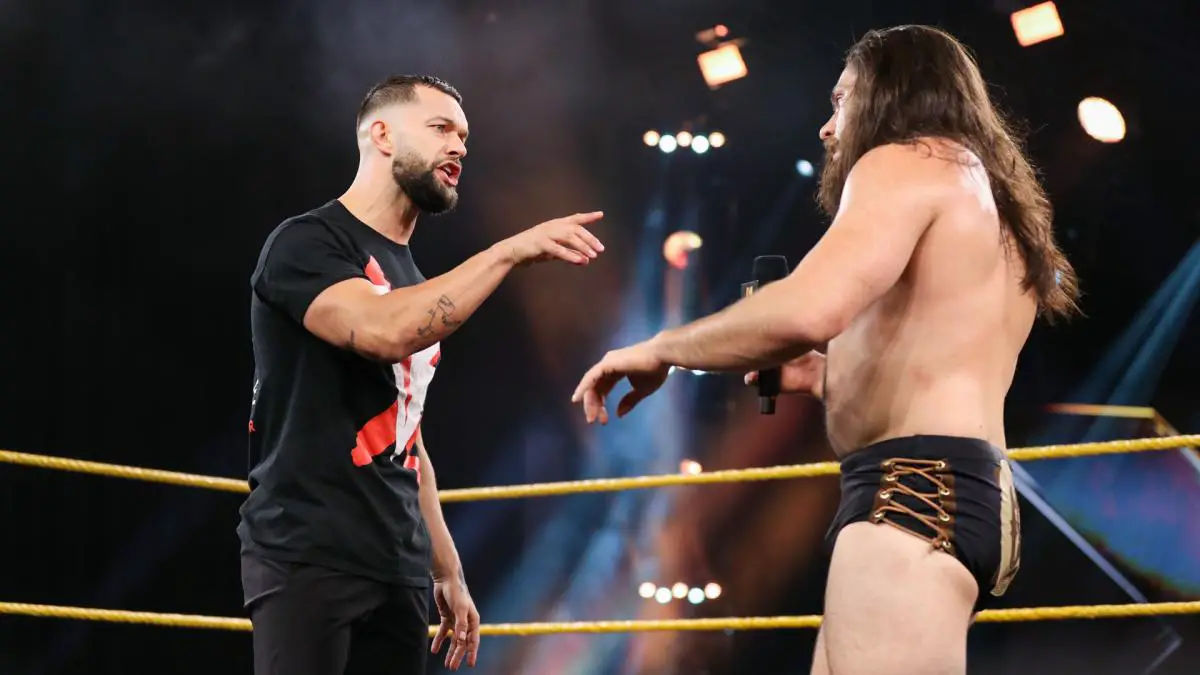 Finn Balor and Cameron Grimes on NXT