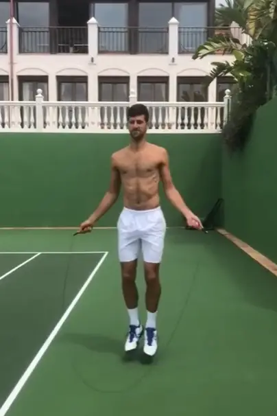 World No.1 Novak Djokovic takes his training to next level