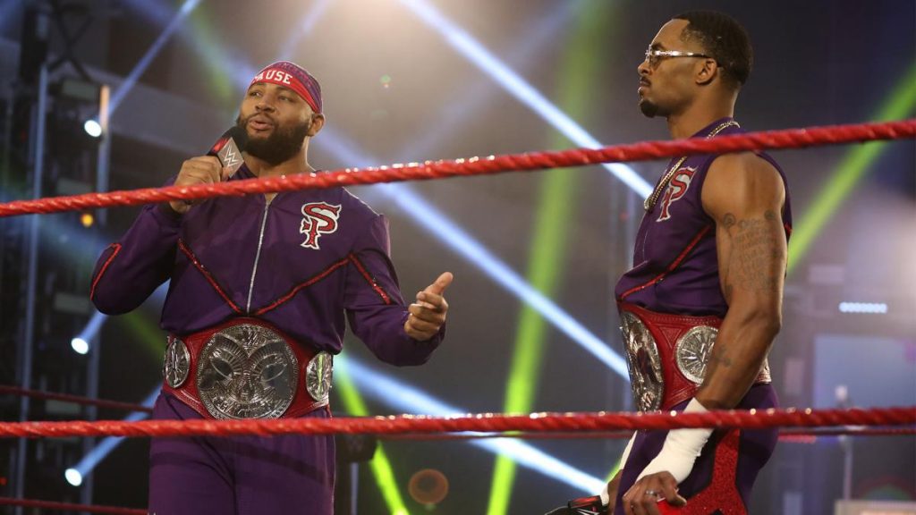 The Street Profits in action on Raw