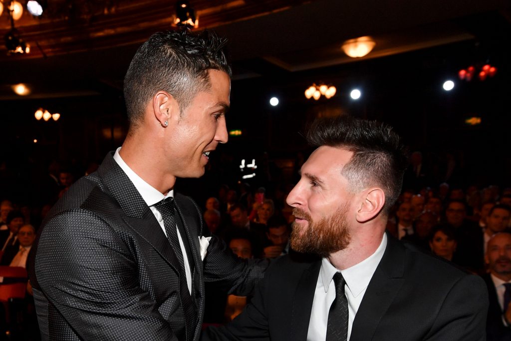 "More charisma"- Khabib Nurmagomedov weighs in on football's GOAT debate 1 Football superstars Cristiano Ronaldo (left) and Lionel Messi (right) during an award function.