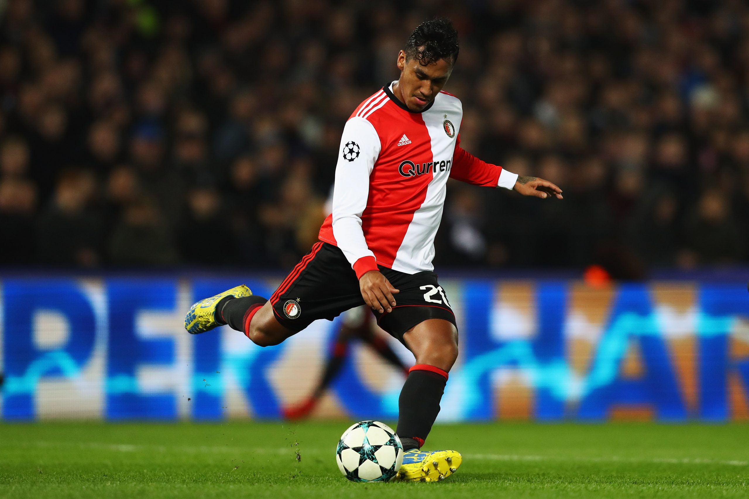 Renato Tapia of Feyenoord in action during the UEFA Champions League match back in 2017.