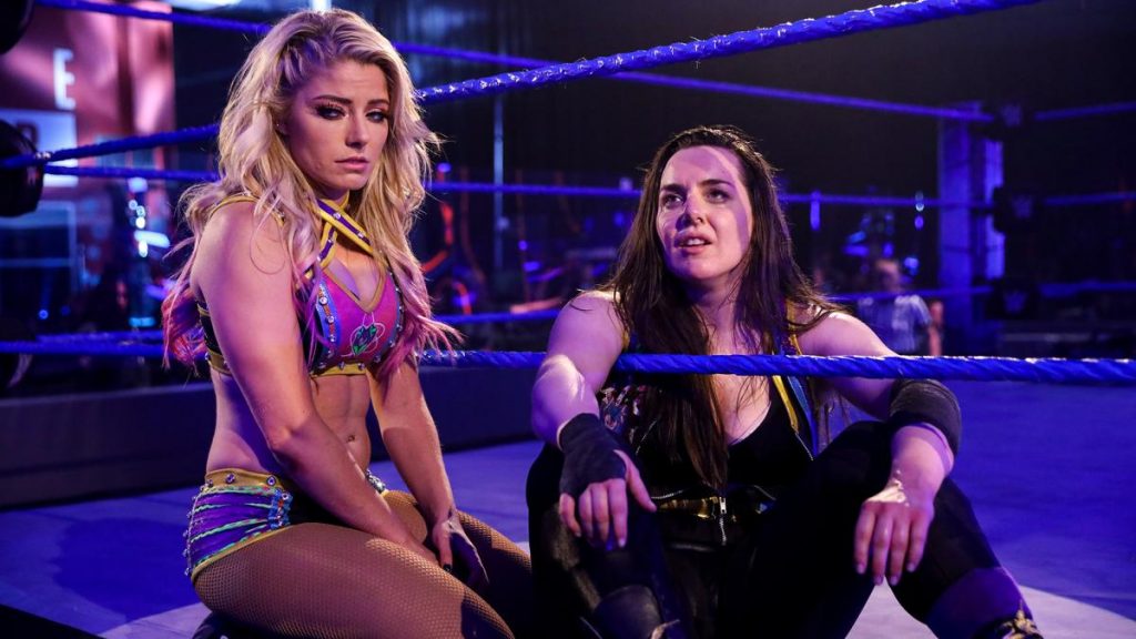 Alexa Bliss and Nikki Cross lost the WWE Women's Tag Team titles