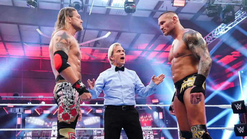 Edge had defeated Randy Orton at WrestleMania 36 before their Backlash encounter.
