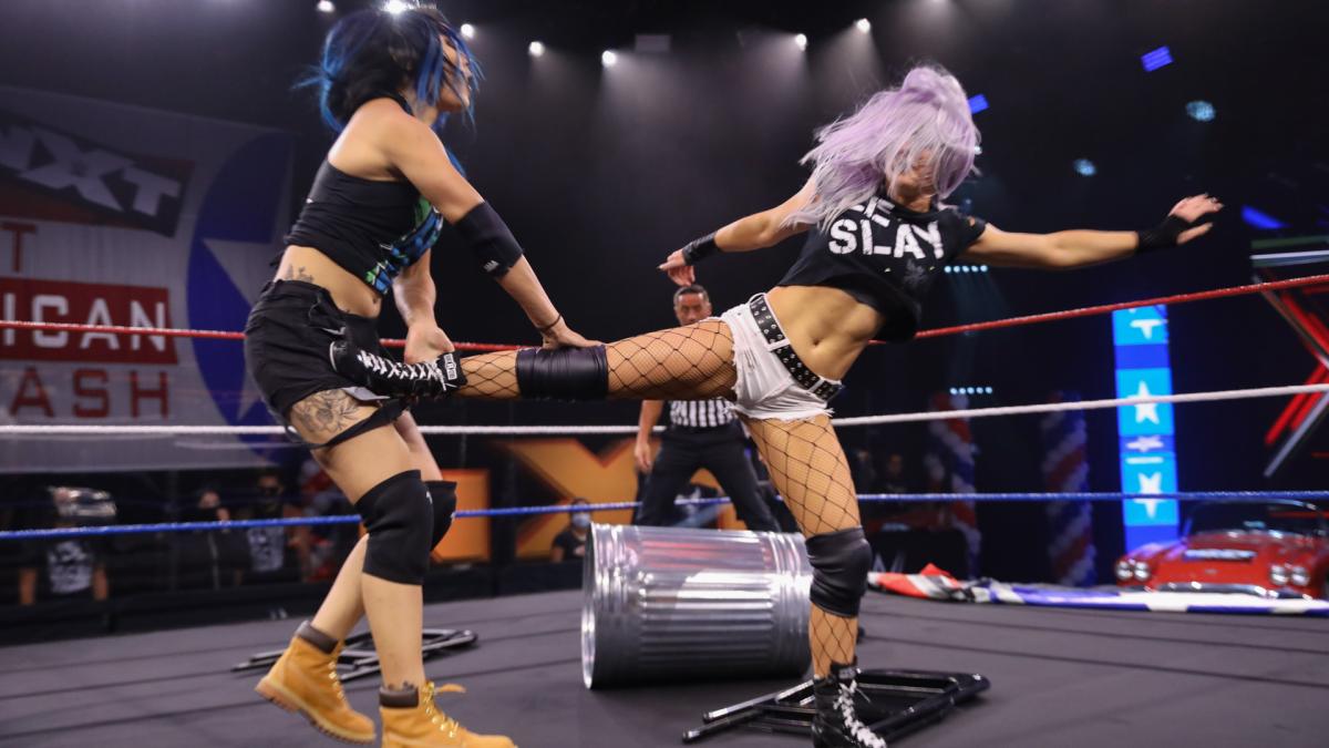 Mia Yim and Candice LeRae continued their rivalry