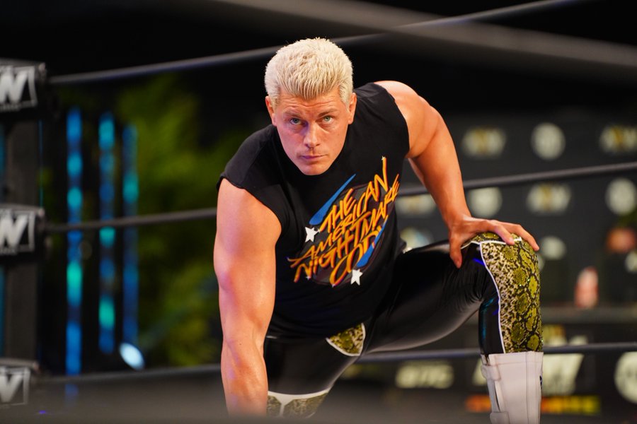 Cody Rhodes fought the first match at AEW Fight for the Fallen