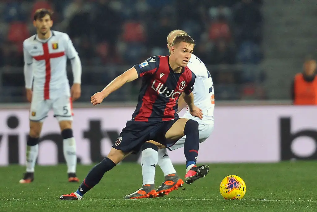 Mattias Svanberg in action for Bologna against Genoa (Getty Images)
