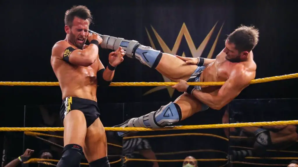 Roderick Strong and Johnny Gargano faced off