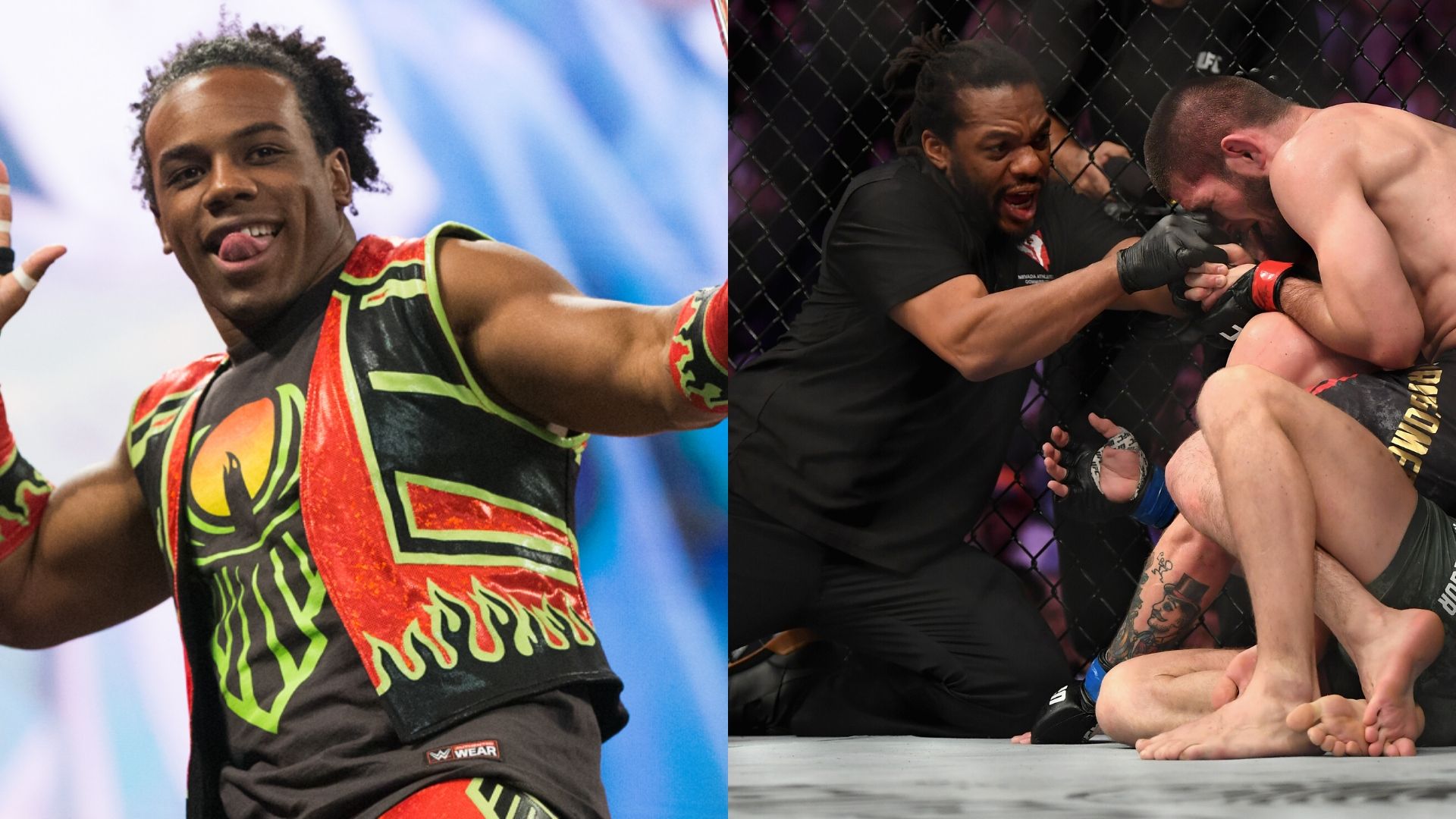 xavier-woods-cannot-believe-why-ufc-referee-herb-dean-is-trending