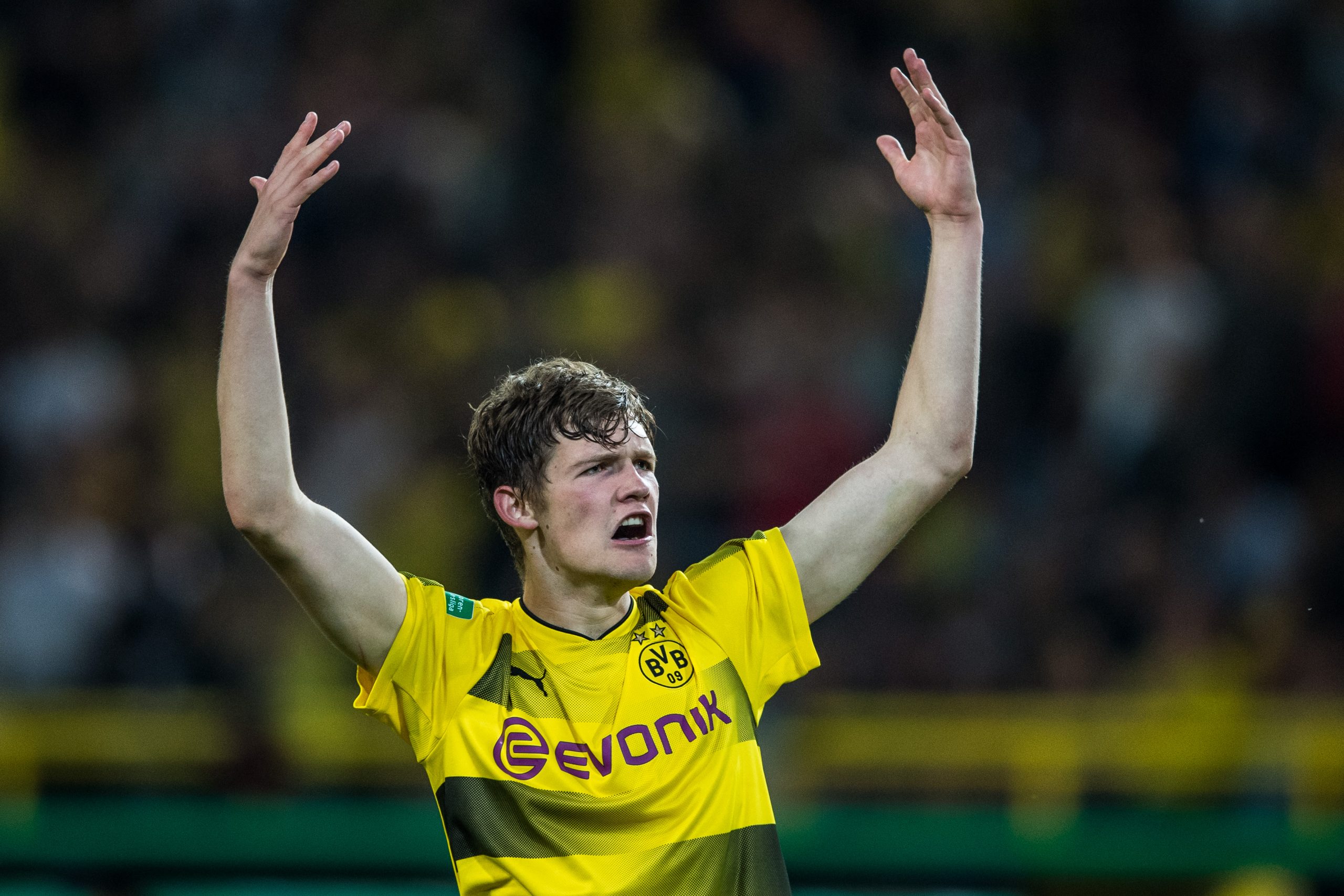 Luca Kilian during his time with Borussia Dortmund's U19 squad (Getty Images)
