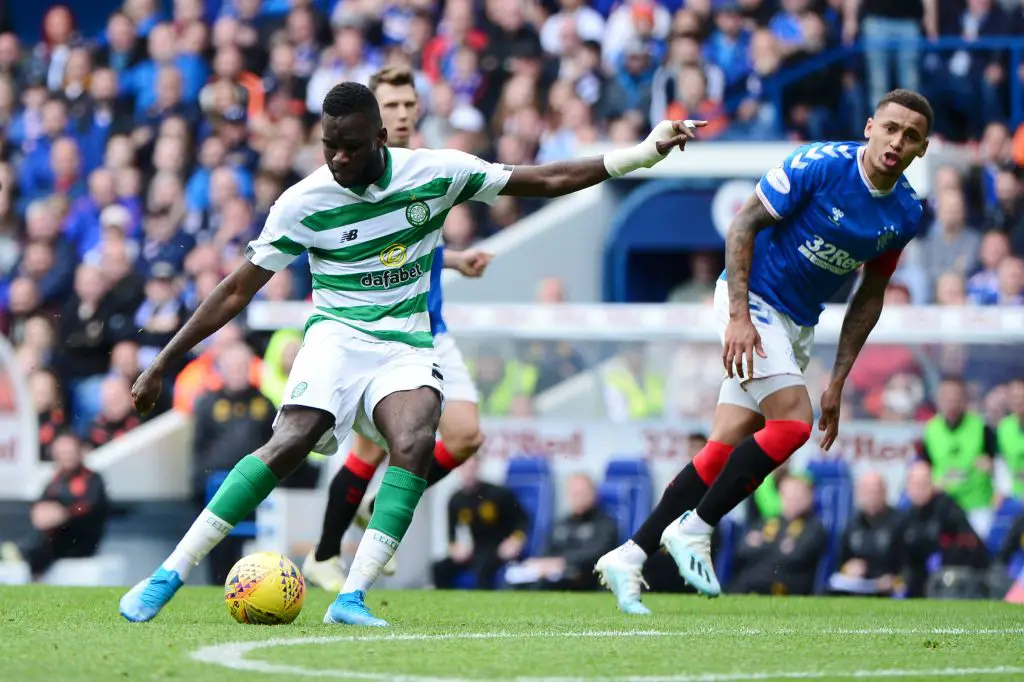 Odsonne Edouard (L) in action against Rangers (Getty Images)