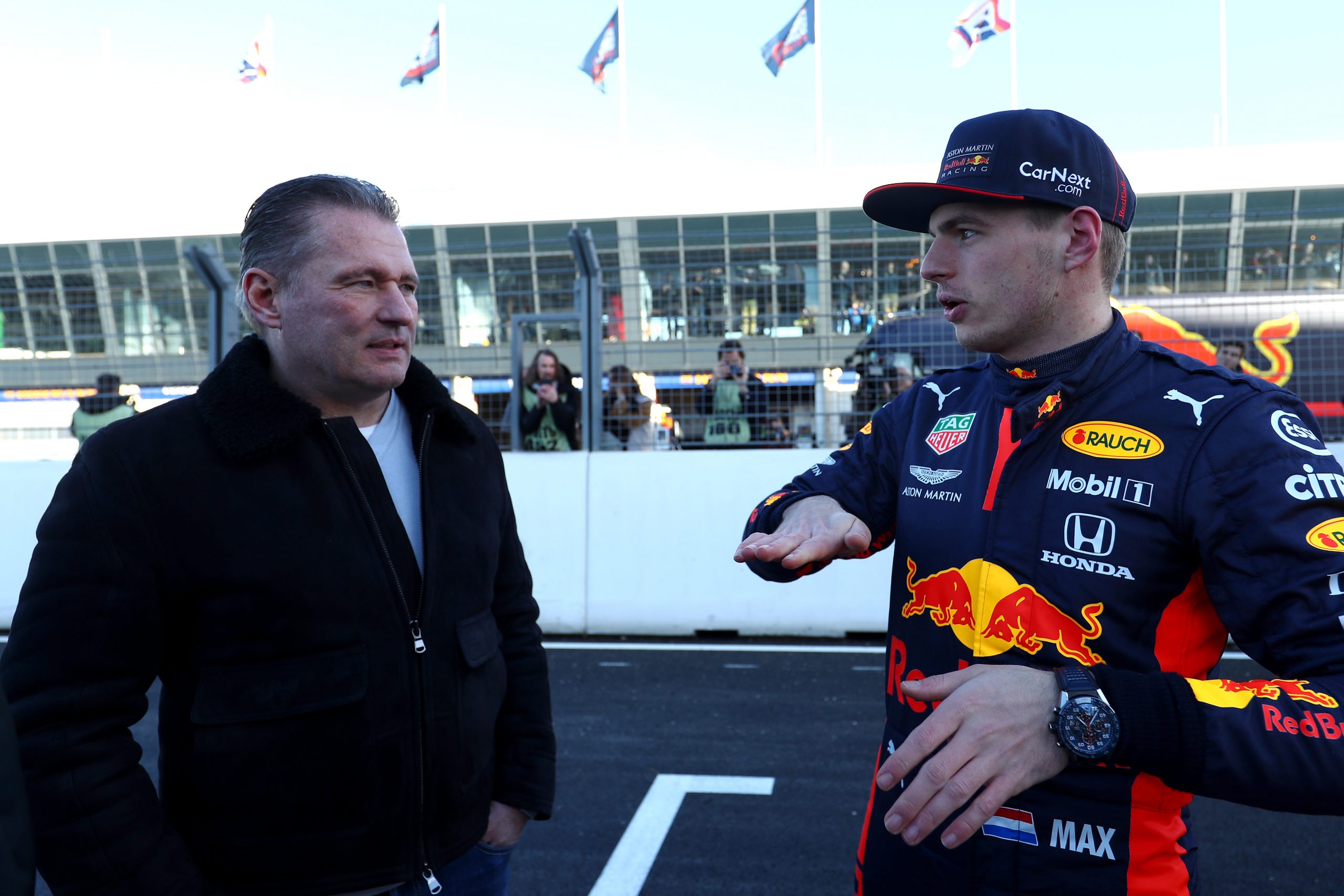 Max Verstappen with his father Jos