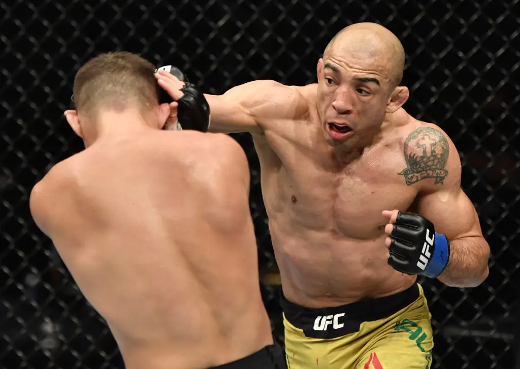 Jose Aldo was hit several times by Petr Yan during the clash
