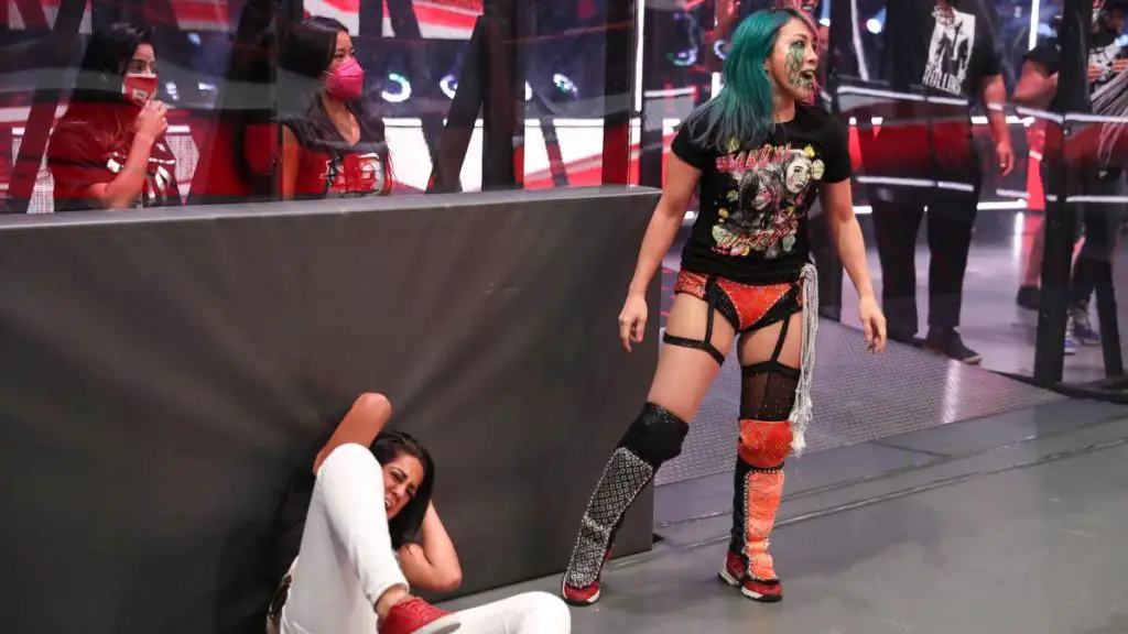 Asuka attacked Bayley on Raw (WWE)