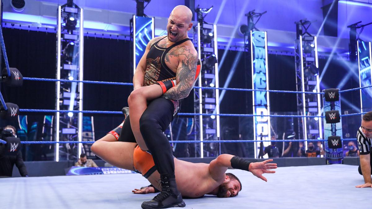 Baron Corbin fought Drew Gulak on SMackDown