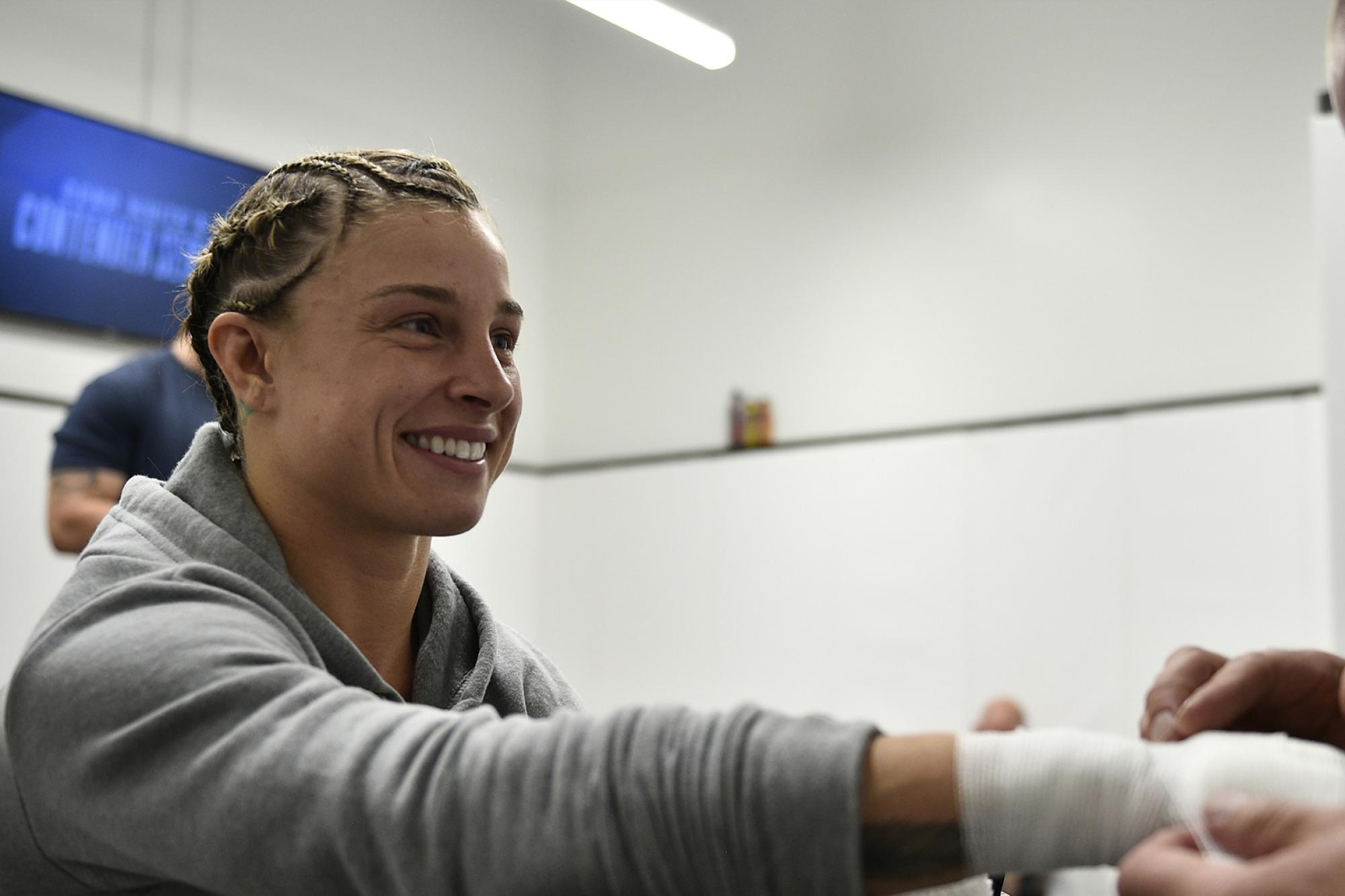 Hannah Goldy is one of the most bubbly characters in the UFC