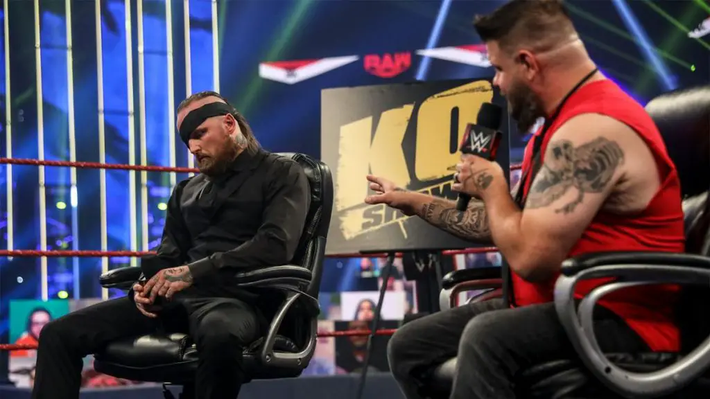 Aleister Black turned heel by attacking Kevin Owens last year