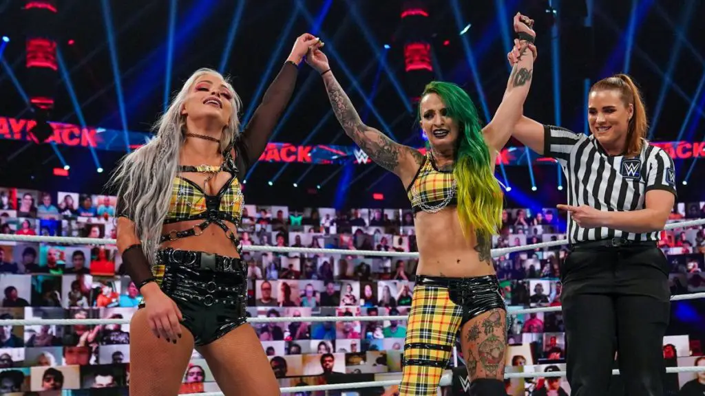 Liv Morgan and Ruby Riott are part of the Riott Squad. (WWE)