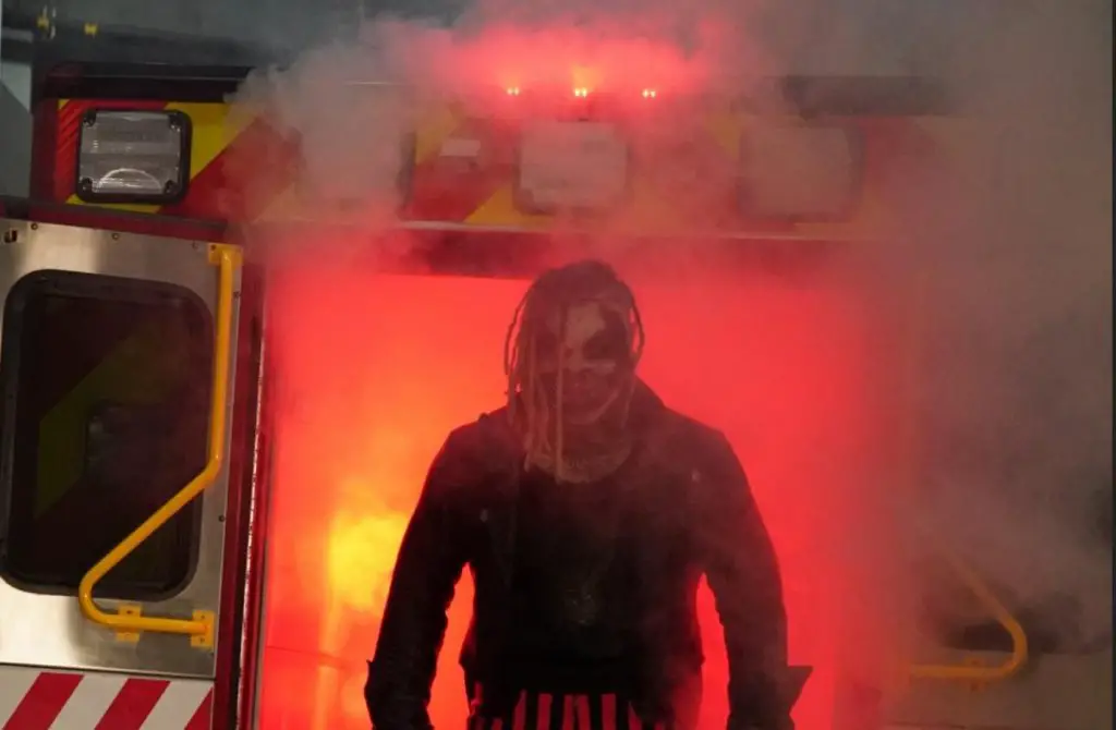 The Fiend emerged from the Ambulance on SmackDown
