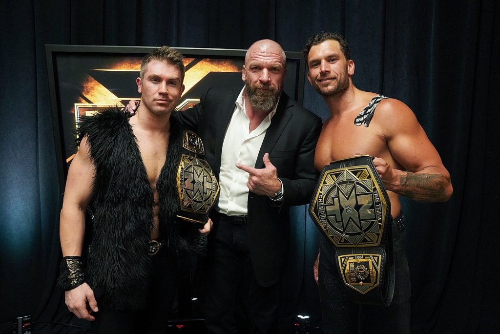 Triple H with Breezango on NXT