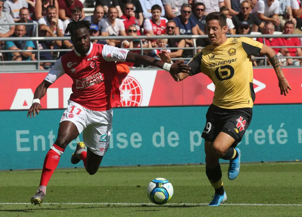 Boulaye Dia (L) in action against Lille (Getty Images)