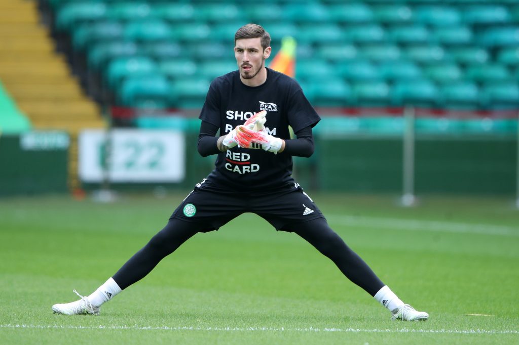 Vasilis Barkas has been in fine form for Celtic in the last two games (Getty Images)