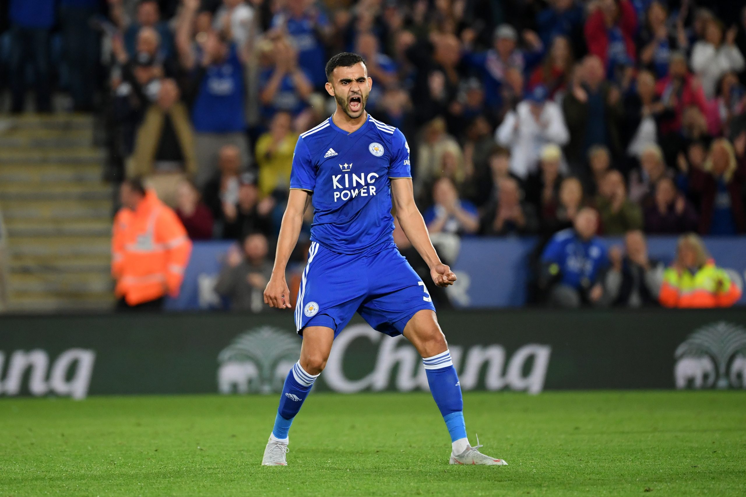 Why Leicester selling their 28-year-old out-of-favour star isn't a safe option - Rodgers must keep him 2 Rachid Ghezzal playing for Leicester City in the Carabao Cup in the 2018-19 season.