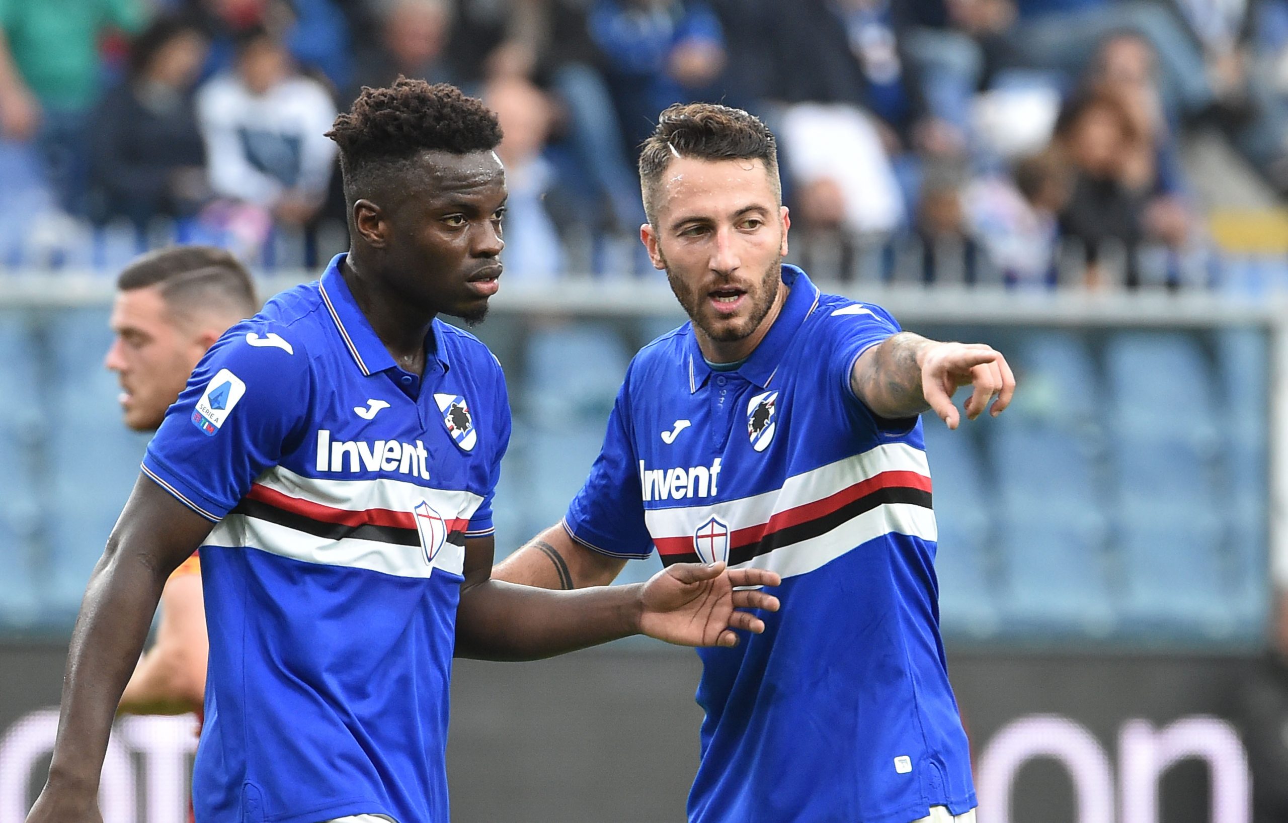 Ronaldo Vieira (L) has impressed with Sampdoria in the last two seasons (Getty Images)