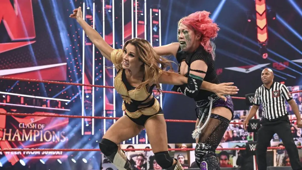 There was a lot of confusion over what happened to Mickie James against Asuka