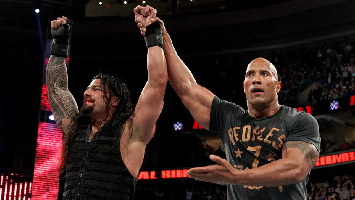 Is Roman Reigns related to the Rock?