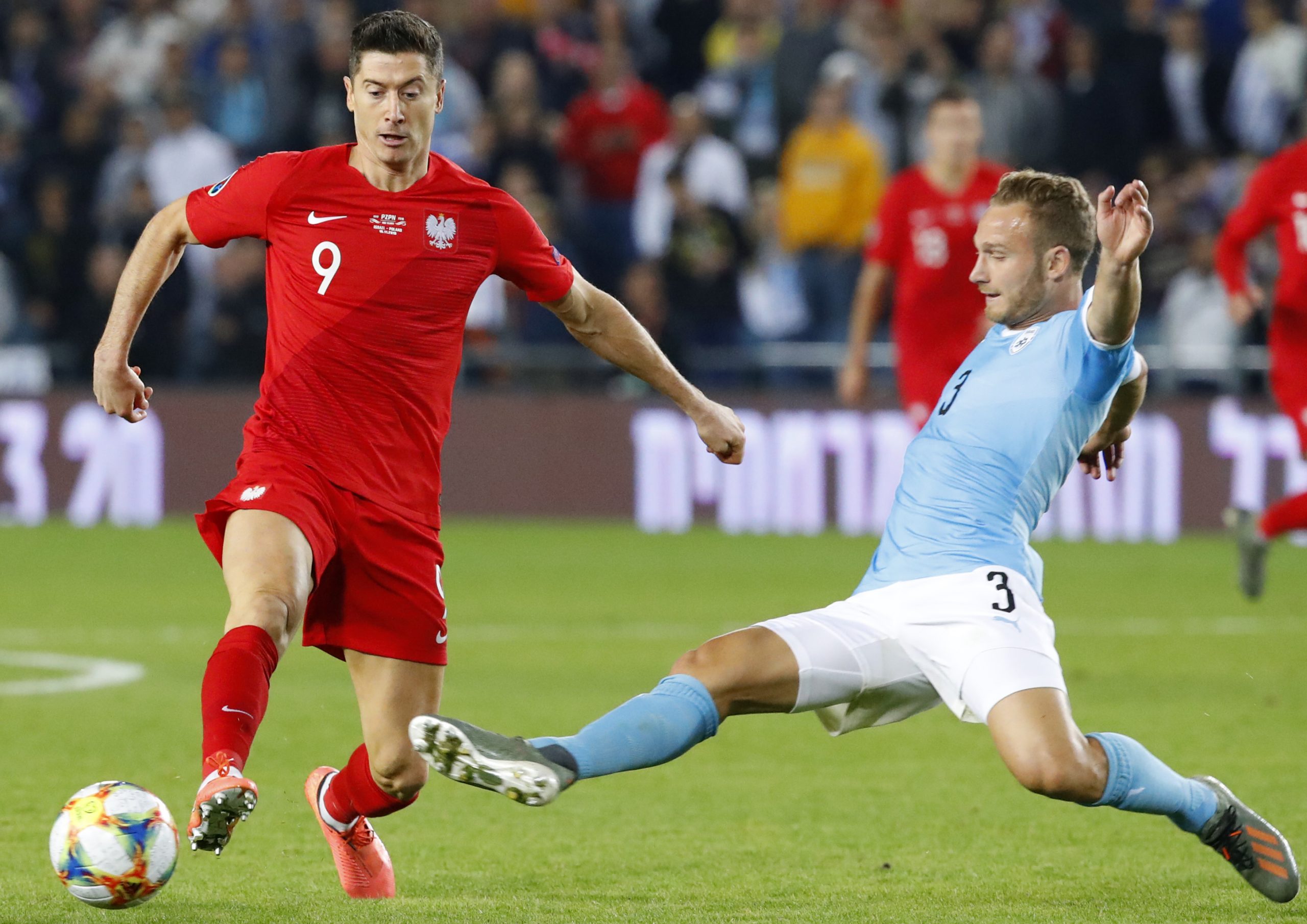 Dan Glazer (L) in action for Israel (Getty Images)