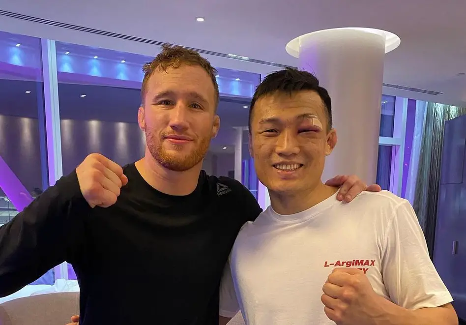 Justin Gaethje is a huge fan of the Korean Zombie who shared some of his injury marks
