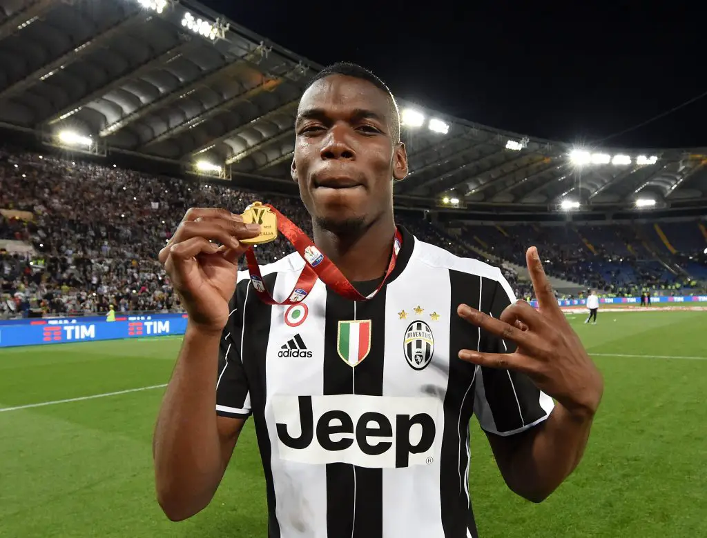 Paul Pogba was signed from Juventus.